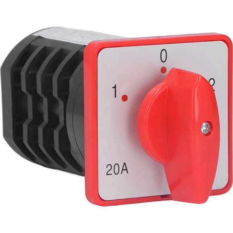 Interrupteur Rotatif BERM, Sélecteur 4 Étapes 3 Positions pour Courant Alternatif 380V (1/5)