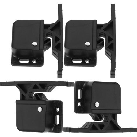 Loquets de porte d'armoire Healeved en ABS, à ouverture par pression, 4 pièces, pour camping-cars,