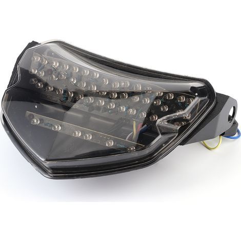 Feu arrière LED clignotant, lentille fumée, adapté à Suzuki GSX R 600 750 2004 – 2005 (1/5)