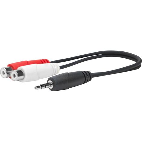 3,5 mm Stecker auf RAC-Buchse
