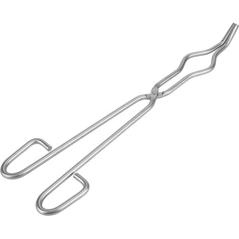 Beyamis Pince à creuset en acier inoxydable avec porte-bécher et rivet de qualité aéronautique (400 mm / 15,75 po) (1/5)