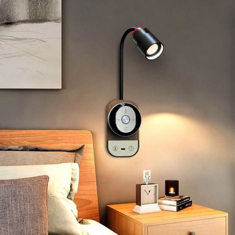 1 Lampe de chevet LED, rechargeable USB-C, magnétique, 5 températures, lecture, étude (1/4)