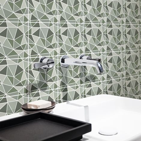 Stickers muraux - Sticker Mural Carrelage adhésif Cuisine Salle de Bain - 9 STICKERS CARRELAGES TERRAZZO CHENA - 9stickers10x10cm (1/5)