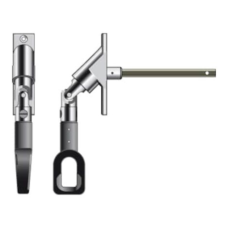 Uscita Cassonetto Orizzontale Doppio Cardano L 315 Mm SOMFY 9685181 Per Motore Tapparella