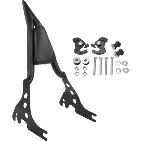Coussin de dossier de passager détachable pour moto, remplacement pour XL 883C 883R 1200R 1200C XLHM, noir mat