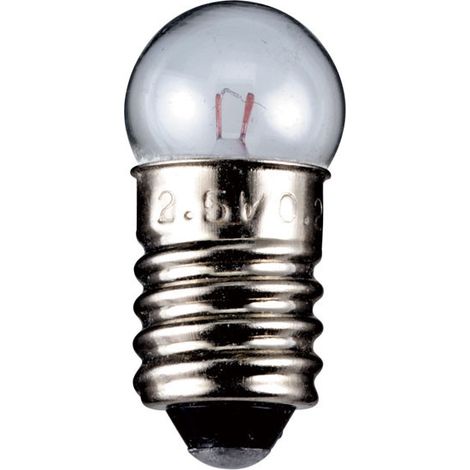 goobay Ampoule Torch globulaire base E10, 0.69 W, 2.5 V (DC), 300 mA, 10 pièces (9013)