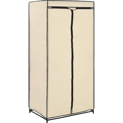 Wardrobe Cream 75x50x160 cm vidaXL
