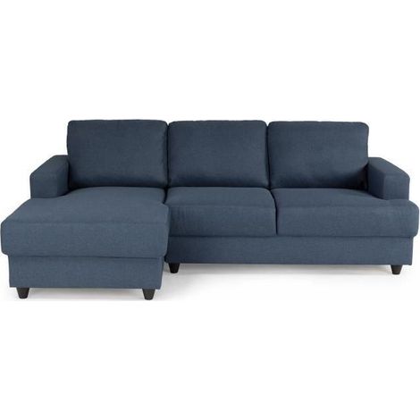 Paul Ecksofa links blau 215 cm zeitgenössisch