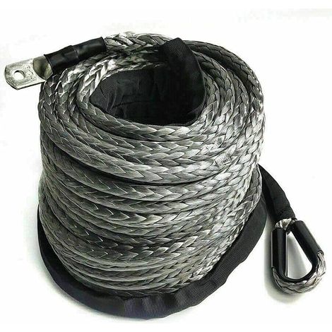 Windenseil Φ10mm x 30m Seil für Winde, 23809lbs /10,8 Ton Synthetisches Windenseill Seil-Winde für Auto ATV Truck (1/5)