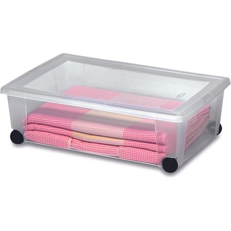 Stefanplast CONTENITORE MULTIUSO ROLLBOX con ruote Lt. 30 - cm. 59x39x18,5 h