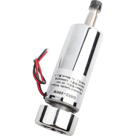 DC48V 12000r ER11 400W High Speed Brush Air Cooled Engraver Spindle Motor