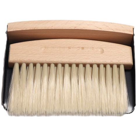 Ensemble Balai Brosse Tablepelle Poussière: Pelle à Poussière et Brosse à Main Brosse à Main en Bois Pellepoussière Balai à Farine Mini Balai Table - Brosse Table Brosse(nylon de pelle noir) (1/5)