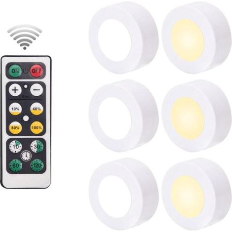 Lampes LED pour meubles avec télécommande, lampes d'éclairage pour meubles (1/5)