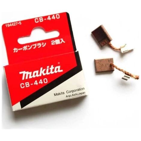 Lot de 2 charbons CB 440 pour perceuse visseuse - MAKITA 194427-5 (1/2)