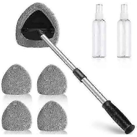 Nettoyeur magnétique pour pare-brise de voiture, outil de nettoyage pour pare-brise (gris) (1/5)