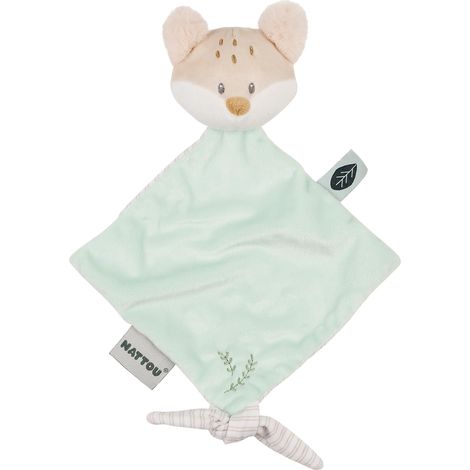 NATTOU Doudou per Neonato Flo Olly Ernest Mint Volpe Green (1/2)