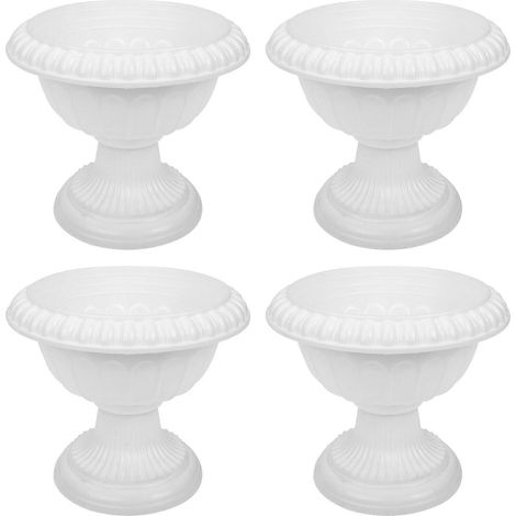 4 römische Blumentöpfe für Hochzeiten, dekorative Blumentöpfe für Trauungsgänge und als Heimdekoration (1/2)