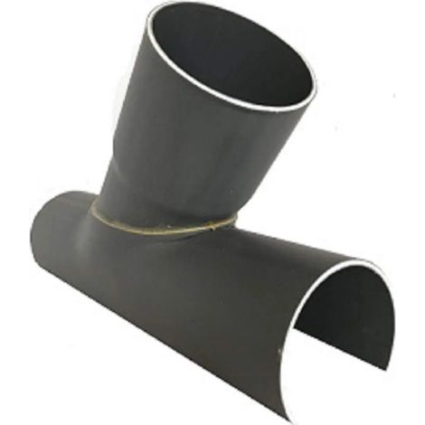 Raccord d'évacuation PVC 160x125 mm – Selle de branchement à 45° – Longueur 38 cm – Pour raccordement tube évacuation – Espinosa