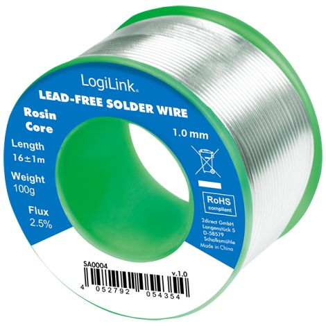 LogiLink SA0004 Accesorio para estaciones de soldadura / soldadores Alambre de soldadura (1/5)