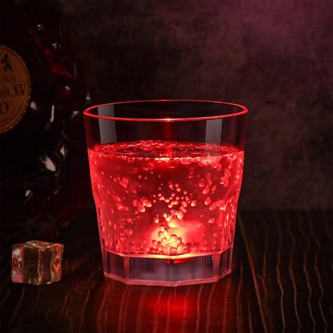 Verre À Boisson Led - 12 Oz - En Plastique Acrylique - Pour Fêtes Et Soirées - 1 Pièce (1/5)