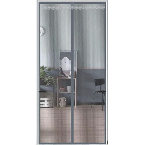 Qrtiy Moustiquaire Magnétique Porte, 80 x 210cm, Moustiquaire Portes, Anti-Mouche Insectes Rideau Porte, pour Portes de Balcon, Terrasse (1/4)