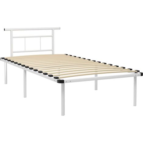 Giroletto Bianco in Metallo 100x200 cm vidaXL
