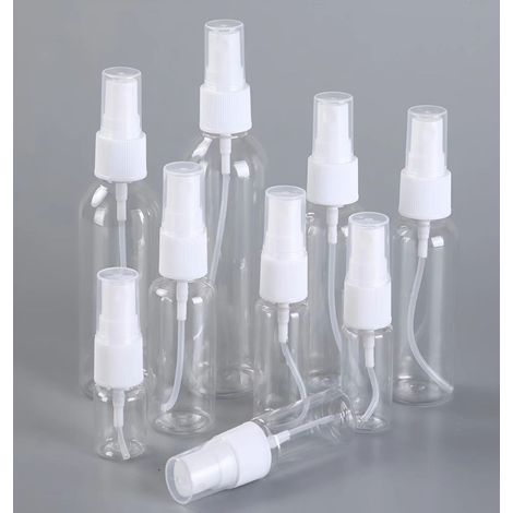 flacon pulvérisateur flacon brumisateur flacons rechargeables à rouleau pour nettoyage parfums huiles essentielles format voyage 5ml 10ml 15ml 20ml 30ml 50ml 60ml 80ml 100 ml 9 pièces (1/5)