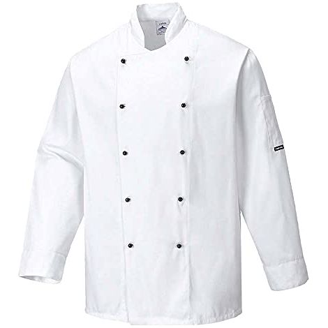 Giacca da cuoco di Portwest Somerset Bianco XXXL (1/4)