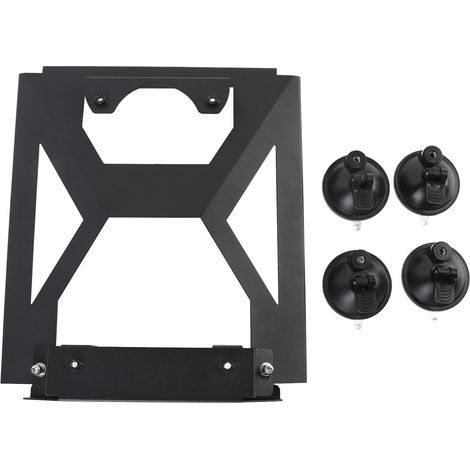 Support de voiture pour satellite avec 4 ventouses puissantes, en alliage d'aluminium, compact, pour pare-brise de voiture, camping-car et bateaux (1/5)