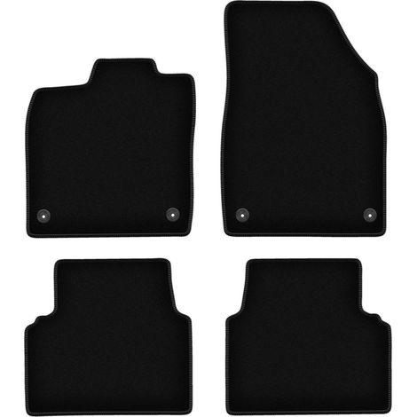 Schwarze Velours-Fußmatten BASIC für: Volkswagen ID.3 Schrägheck (ab 2019) (1/5)