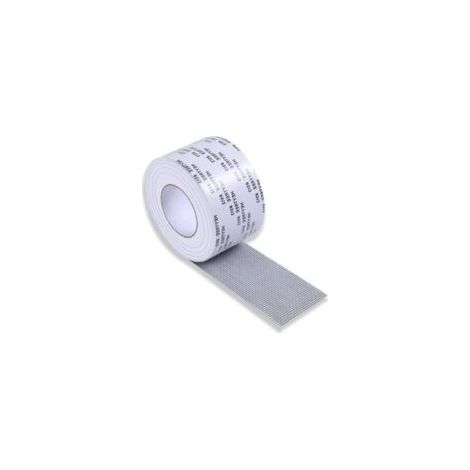 Cinta adhesiva para reparar mosquiteras de fibra de vidrio, 50 mm x 2 m. Cinta autoadhesiva para reparar rápidamente desgarros en ventanas y mosquiteras - Crezuo