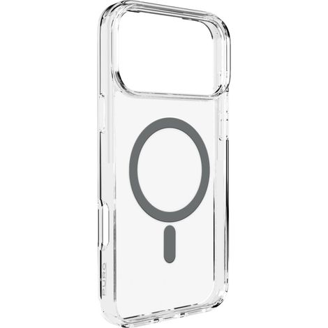 PURO PUIPC17P63LITEMDKGR funda para teléfono móvil Gris, Transparente (1/2)