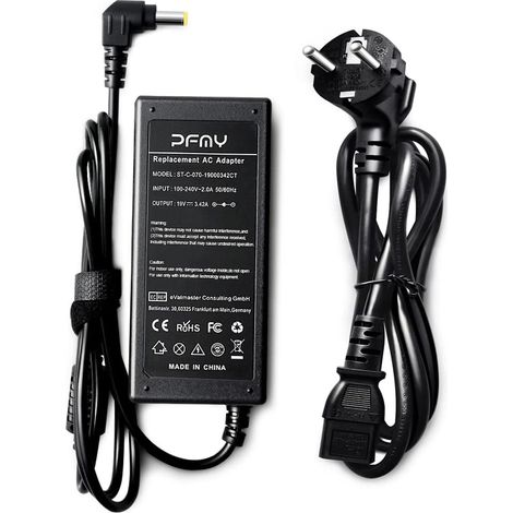 19V 3,42A AC Adapter Notebook Portable Chargeur Adaptateur pour ASUS K42 K52 K43 K53 K55 F550C F555LA X551M X551MA X551CA F555Y X53E X54H X55A X55C X75A A42 A53 A53S A53T S300C S400C S500C (1/5)
