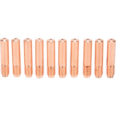 Pointes De Contact Mig 1.0mm En Cuivre Pour Soudage - Accessoires Conducteurs Résistants - Lot De 10 Pièces (1/5)