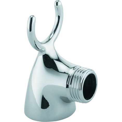 Raccord de douche à poser G 3/4 avec crochet à fourche, (1/3)