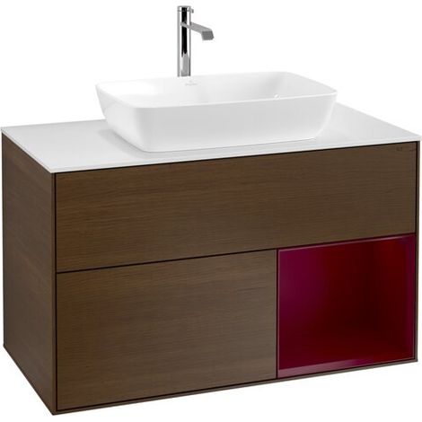 Villeroy & Boch F781HBGN Armoire sous lavabo Finion F78 (1/2)