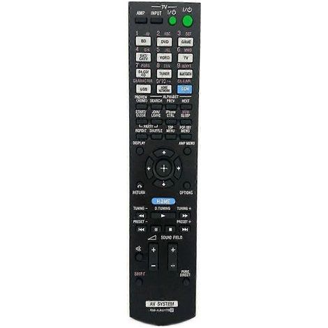 Télécommande de remplacement RM-AAU170 pour système home cinéma STR-DN840 avec boutons de fonction complets