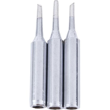 3 pièces 900M-T-2C 60W 2 mm de largeur biseauté Pointe de fer à souder 43 x 6 mm-- (1/5)