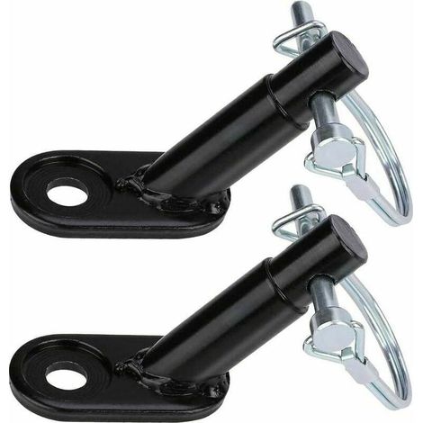 2 pcs Attelage de Remorque de Vélo, Attelage de Remorque de Vélo en Adaptateur, Coupleur de Remorque de Vélo de Attelage, pour Enfant Remorque Vélo Remorque Chien Remorque Tête Traction (1/4)