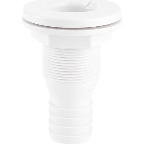 Raccord Traversant de Coque, Connecteur Traversant de Coque 1 1 4 Pouces, Tuyau en Plastique Blanc, Accessoire Important Le Raccord Traversant de Coque 1 1 4 Pouces Est un (1/5)