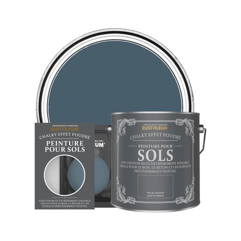 Peinture pour Sols Chalky - Bleu Dessin (1/3)