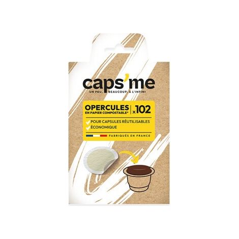 CAPS'ME cialde di carta compostabile per Nespresso (1/5)