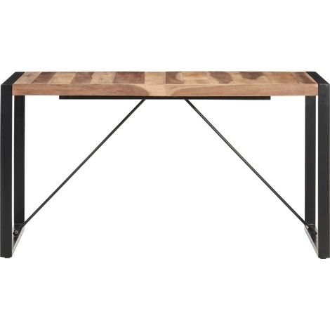 Maison Exclusive - Tavolo da Pranzo 140x70x75 cm in Legno Massello (1/5)