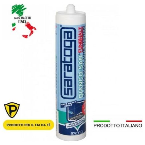 Saratoga SILICONE BIANCOSAN BIANCO 310ML ANTIMUFFA (1/8)