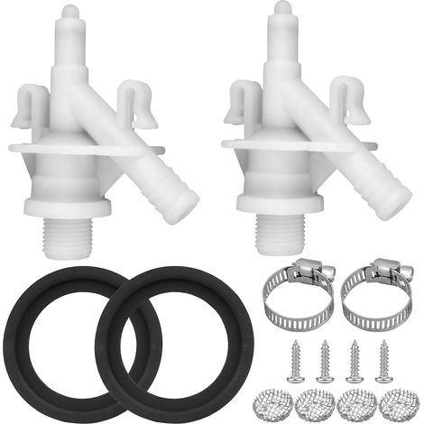 Lot de 2 kits de valve d'eau de toilette (1/5)
