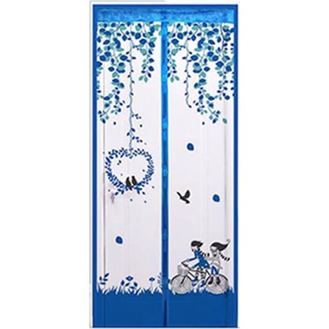 Magnetisches Fliegengitter für Türen，Fliegengitter für Balkontüren，110 x 210 cm (1/5)
