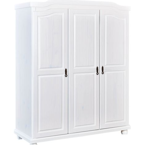 Basil Kleiderschrank 3 Türen weiss.