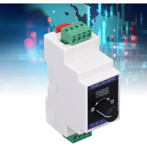 Schienenmontierter 0-5V/10V-Signalgenerator, analoger Frequenzumrichter (24V DC/220V AC), Ventilöffnungssteuerung (1/5)