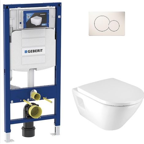 Pack Bati support Geberit et Combi-Pack Duravit D-Neo sans rebord (1/5)