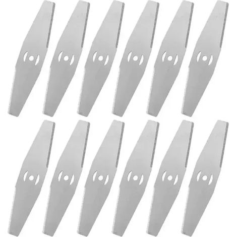 Lot de 12 lames de rechange pour débroussailleuses et coupe-bordures électriques sans fil – Accessoires de jardin (1/5)
